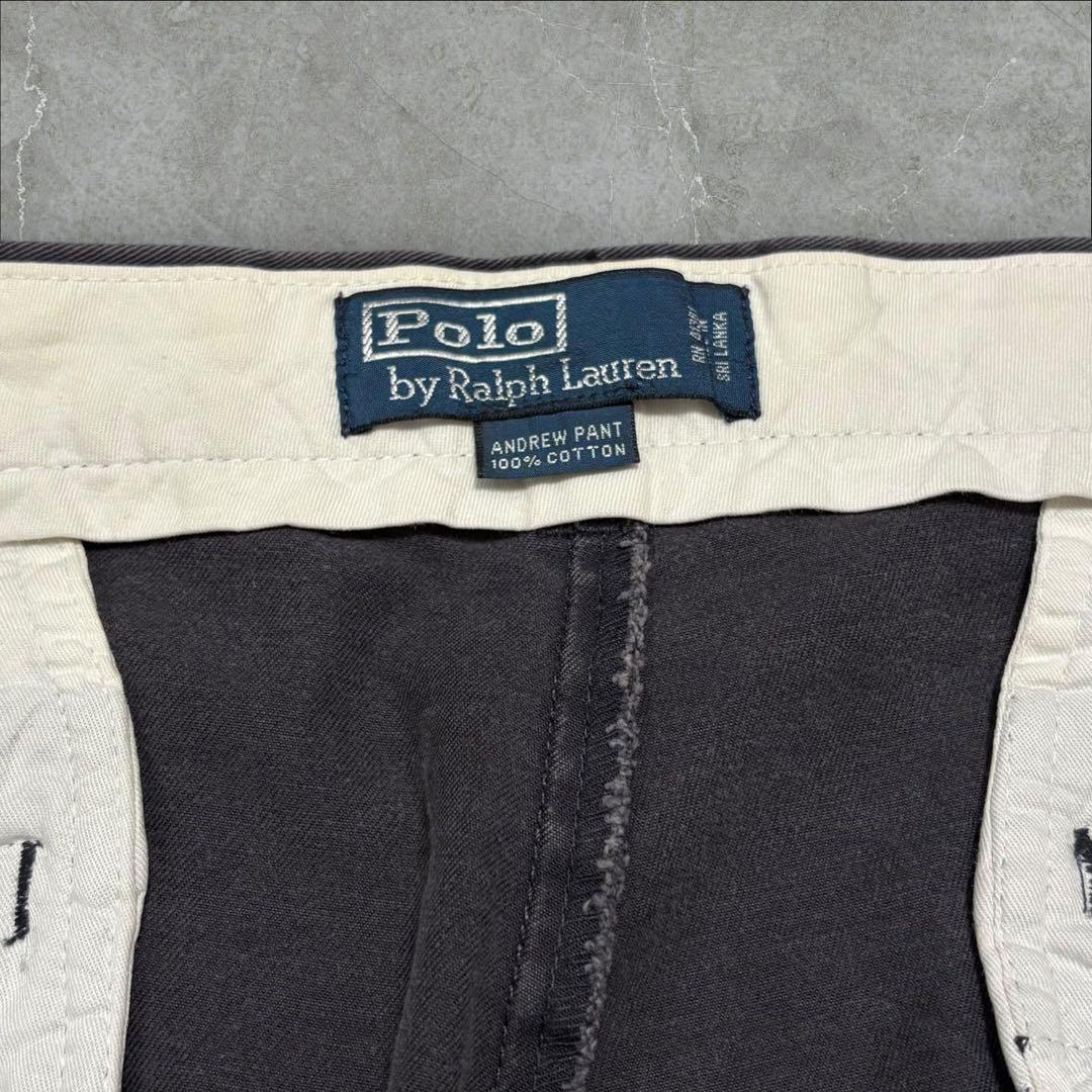 00sラルフローレンPolobyRalphLauren 2タックチノパンW35