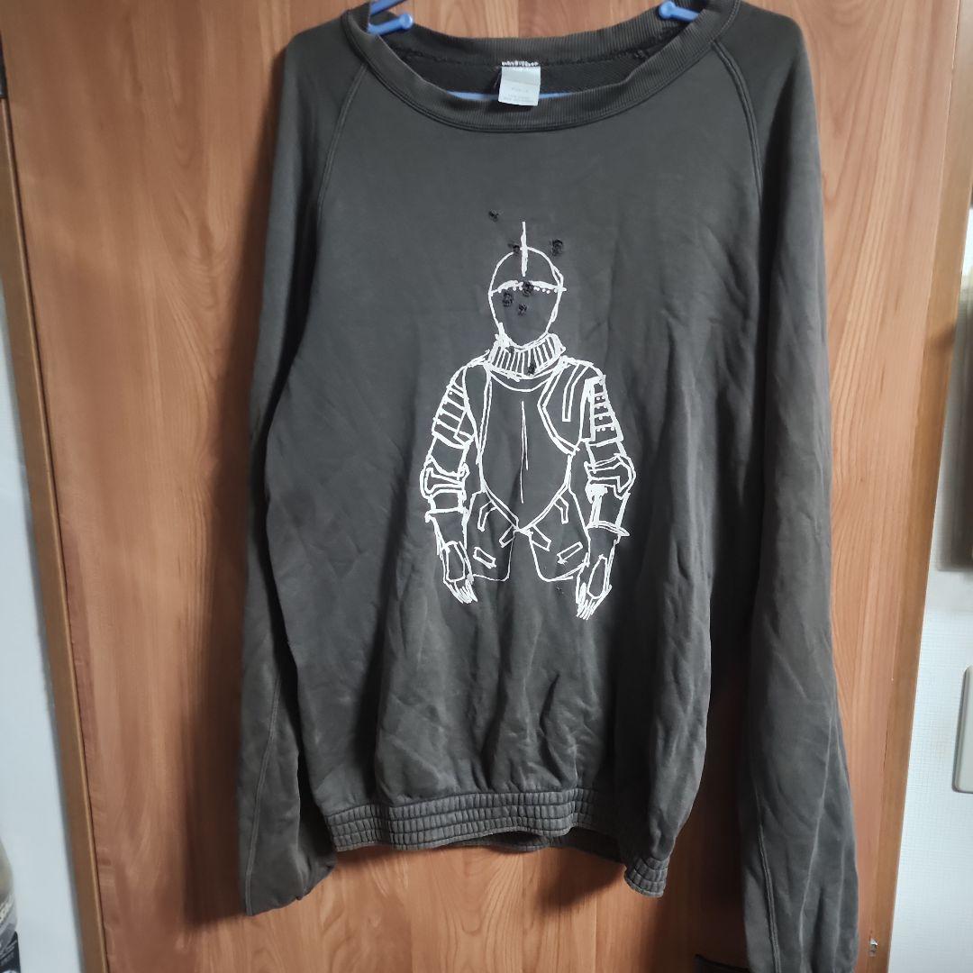 NUMBER (N)INE TIME期　ジオバーニ スウェット　弾丸穴空き　３