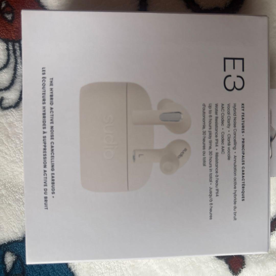 sudio E3 ワイヤレスイヤフォン ホワイト