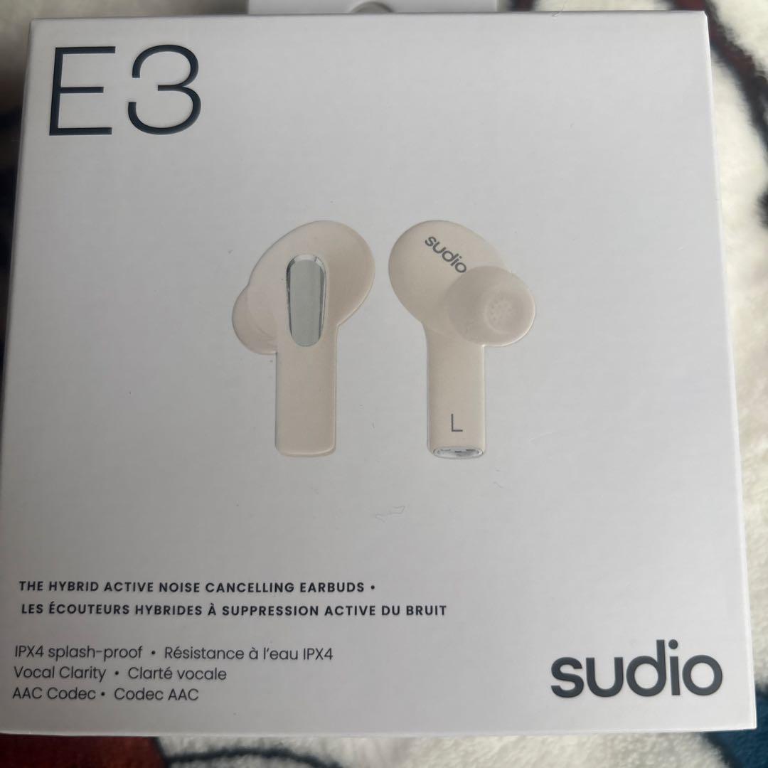 sudio E3 ワイヤレスイヤフォン ホワイト