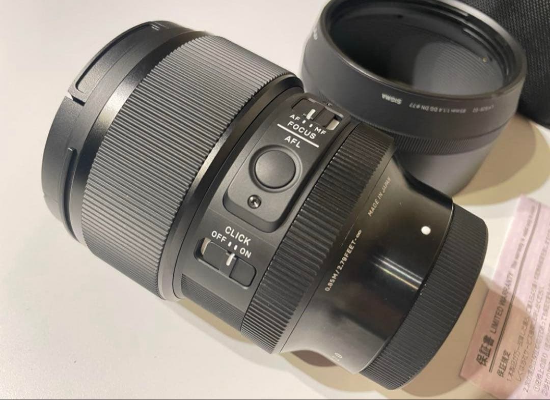 SIGMA 85mm F1.4 DG DN レンズ 本体