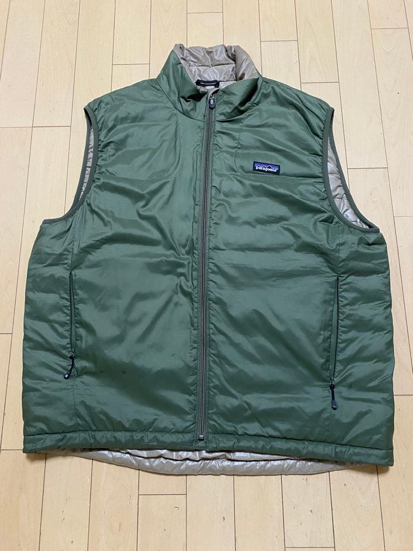 patagonia オリーブグリーン ダウンベストメンズL