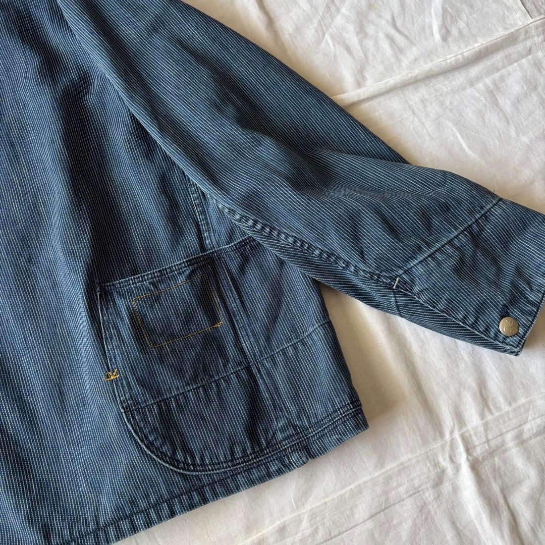 45r デニム　ヒッコリー　ジャケット