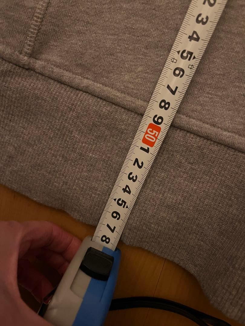 6Lululemon フルジップパーカー グレー/ネイビー