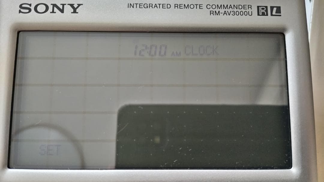 【未使用品 】SONY 学習機能付きリモートコマンダーRM-AV3000U