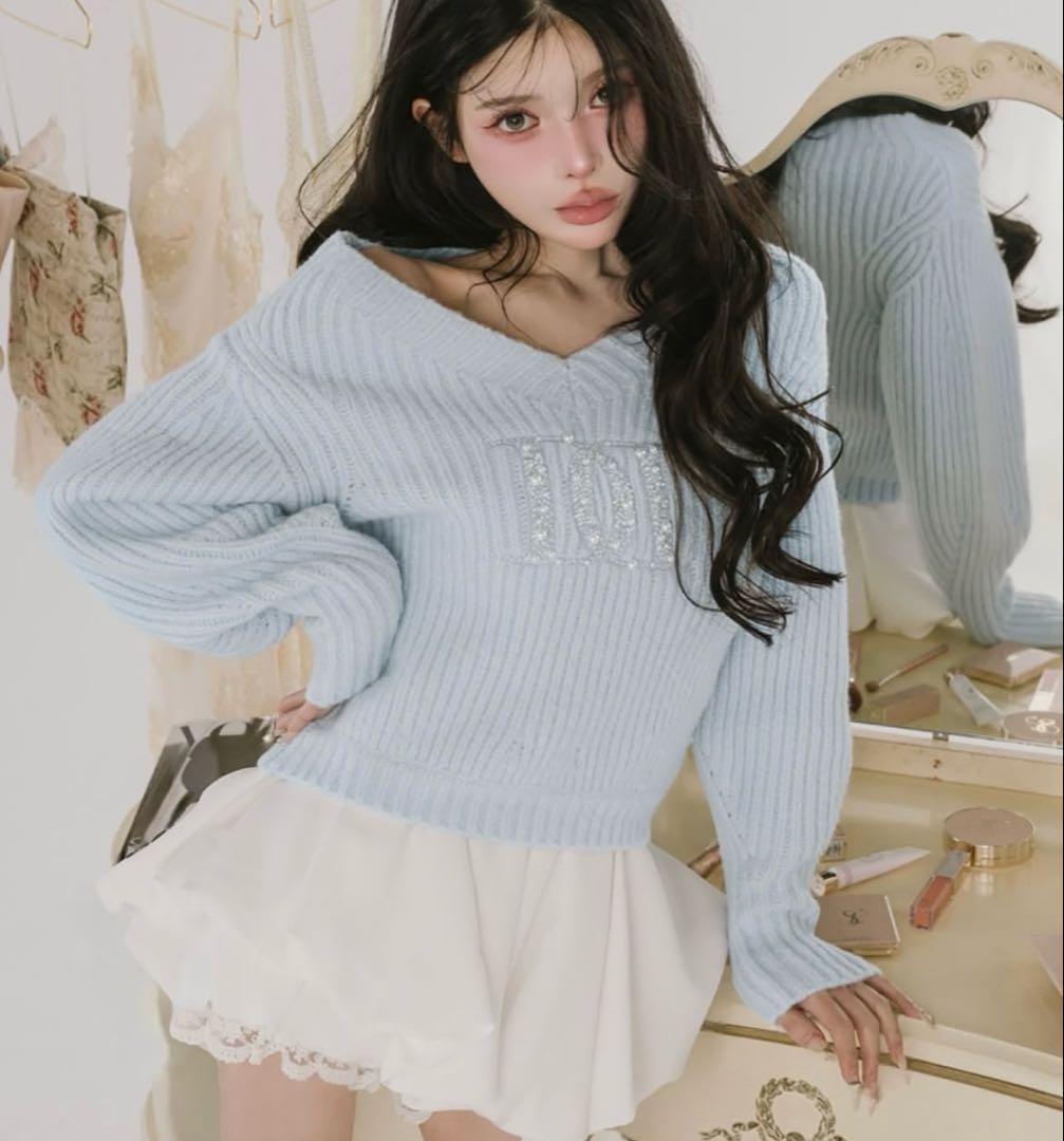 【新品タグ付き】Darich ボリュームバルーンミニスカート FL ホワイト