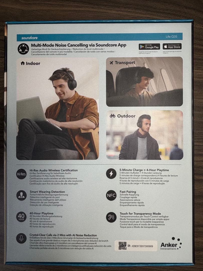 Soundcore Life Q35 ワイヤレスヘッドホン　未使用品