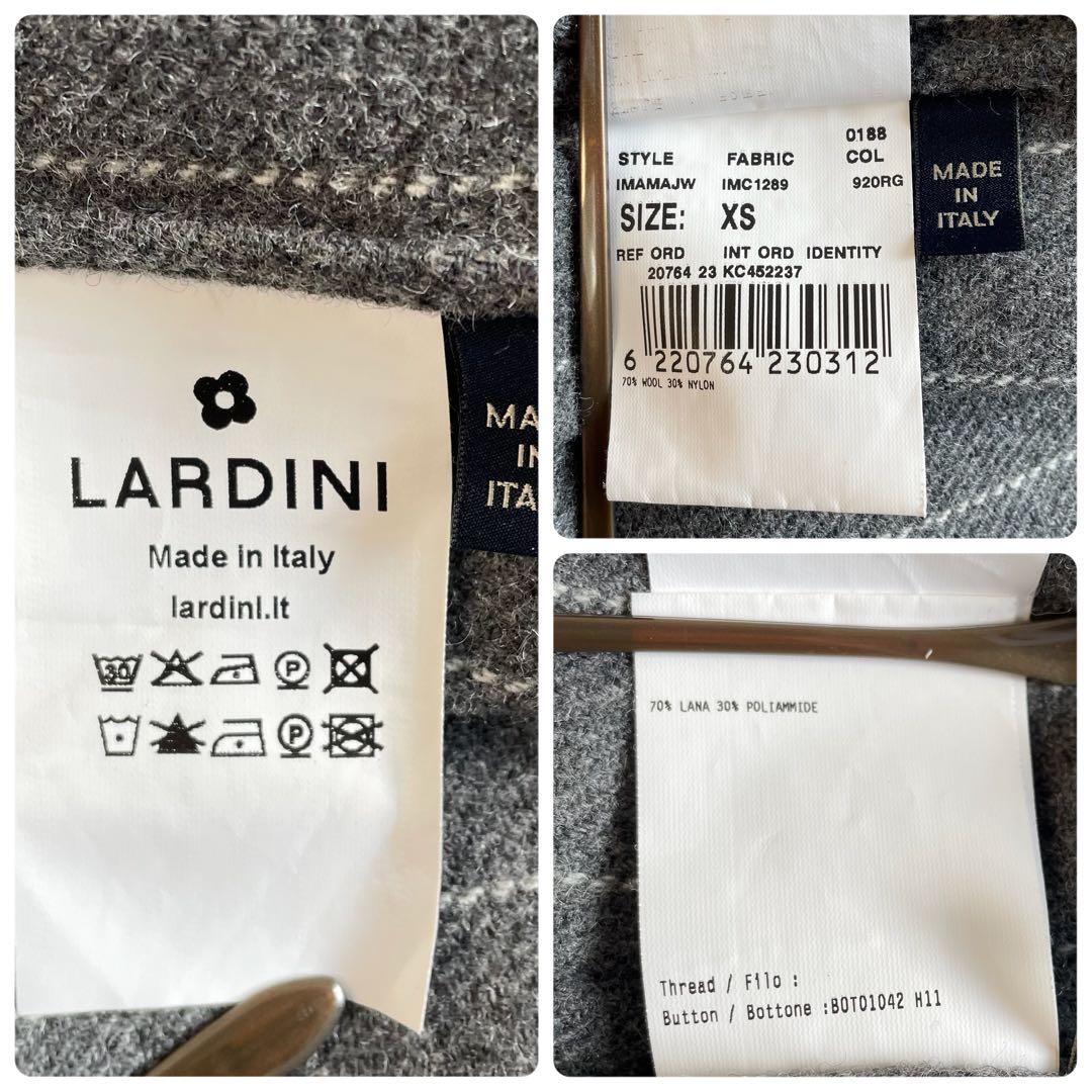 現行タグ ラルディーニ アルパカ ブートニエール テーラードジャケット ツイード