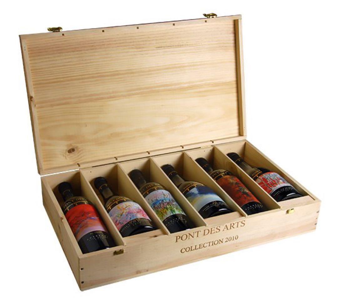 限定 Pont des Arts ワイン 木箱入り　六本セット　ブルゴーニュ