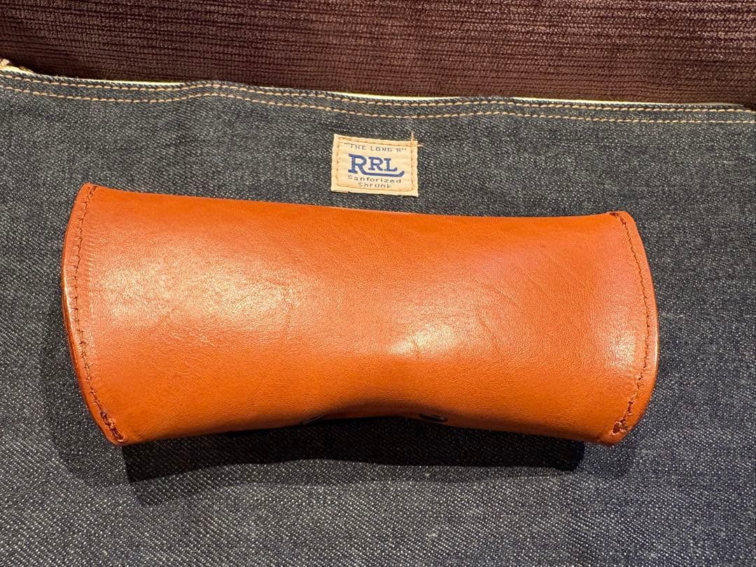 RRLダブルアールエル レザー 革 眼鏡ケース