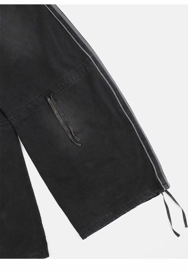 Badblood ダークグレー ショートパンツ ナンバープリント 91