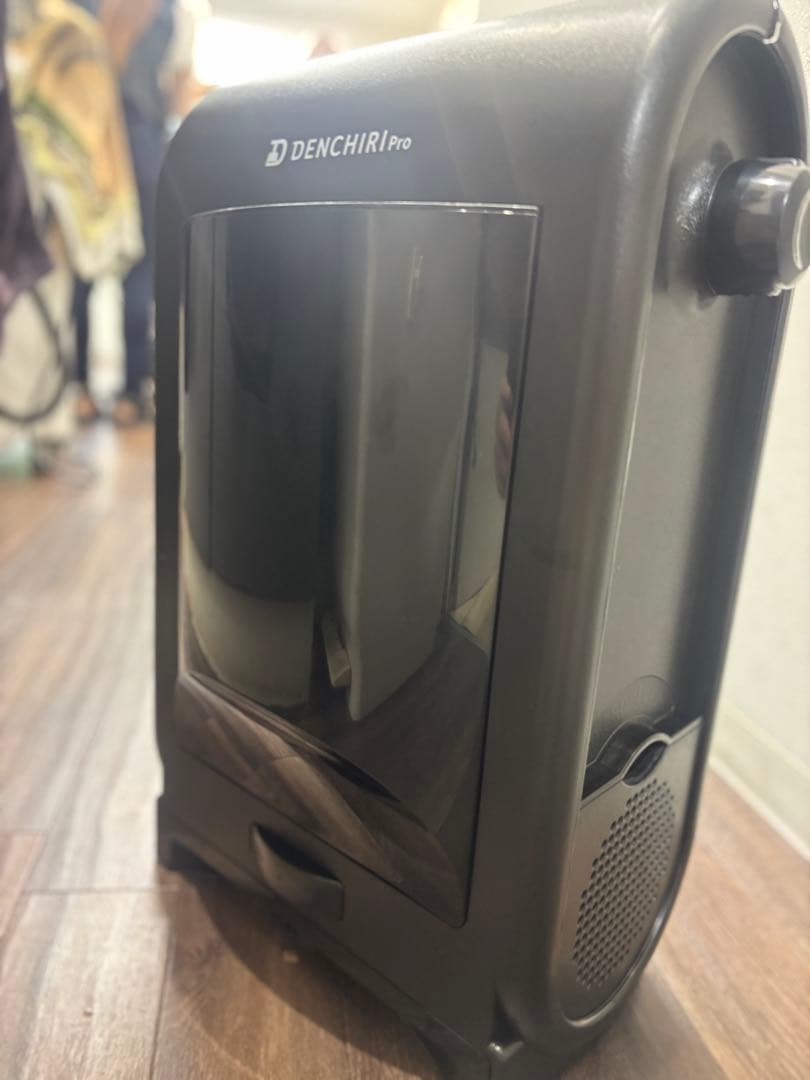 【ペットの毛の掃除に！】電動ちりとり ブラック掃除機本体