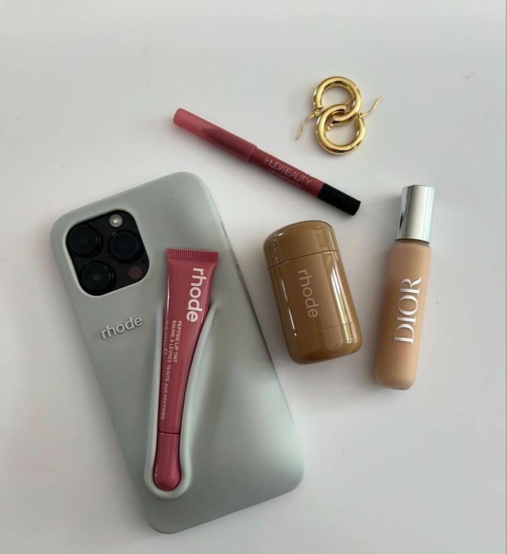 【ちゃん】rhode unscentedケース salty tanリップ