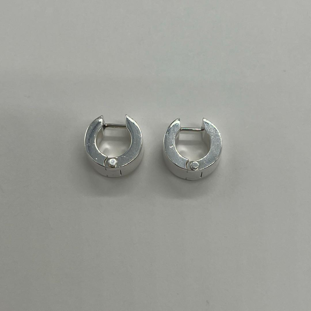 ボッテガヴェネタ BOTTEGA VENETA フープ ピアス Ag925