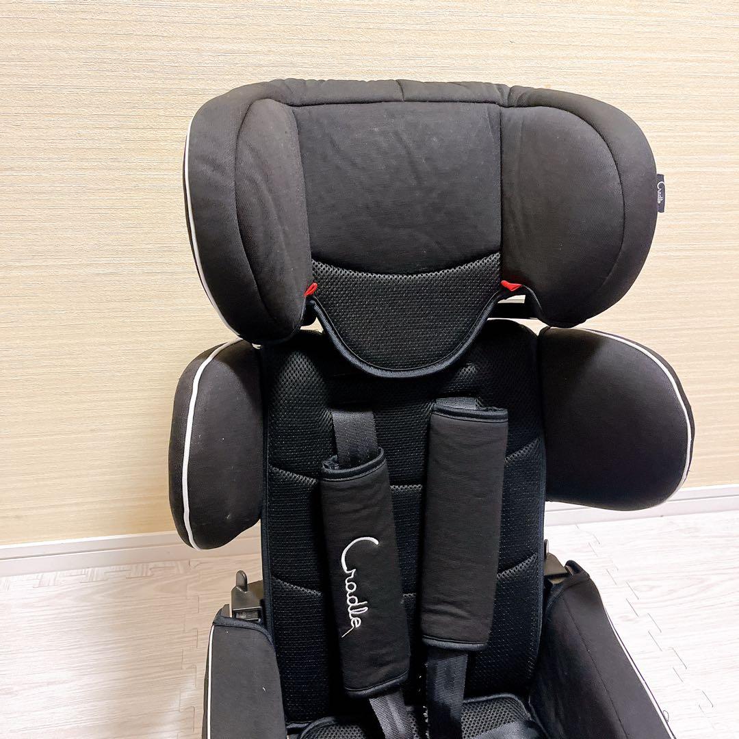 クレイドル オーカモバイルシート ジュニアシート ブラック isofix