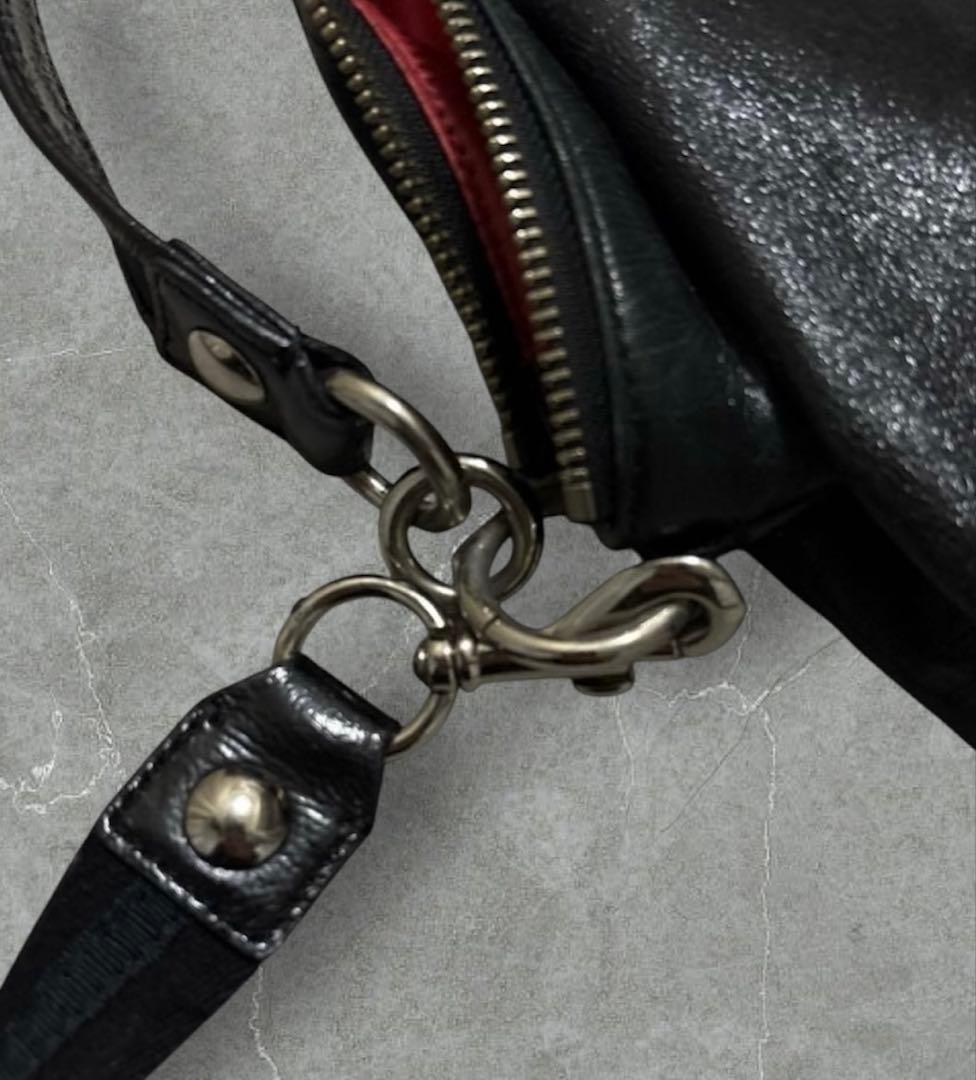 COACH POPPY コーチ 2way ショルダーバッグ ブラック Y2K