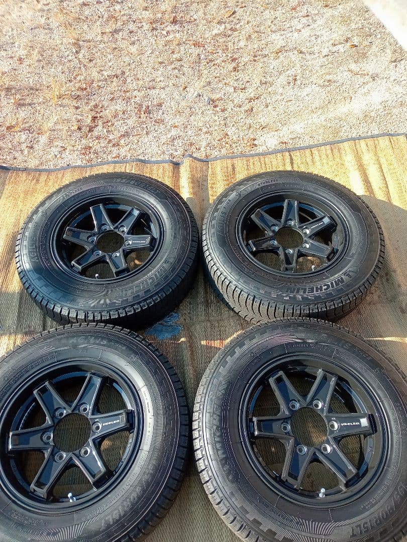 KEELER TACTICS15インチホイールMICHELINタイヤセット6穴