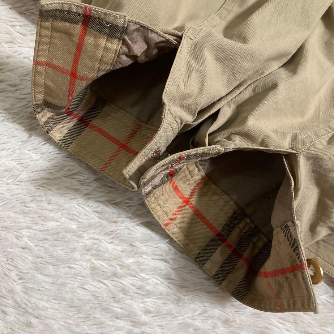 白タグ BURBERRYS スウィングトップ ホースロゴ ノバチェック 金ボタン