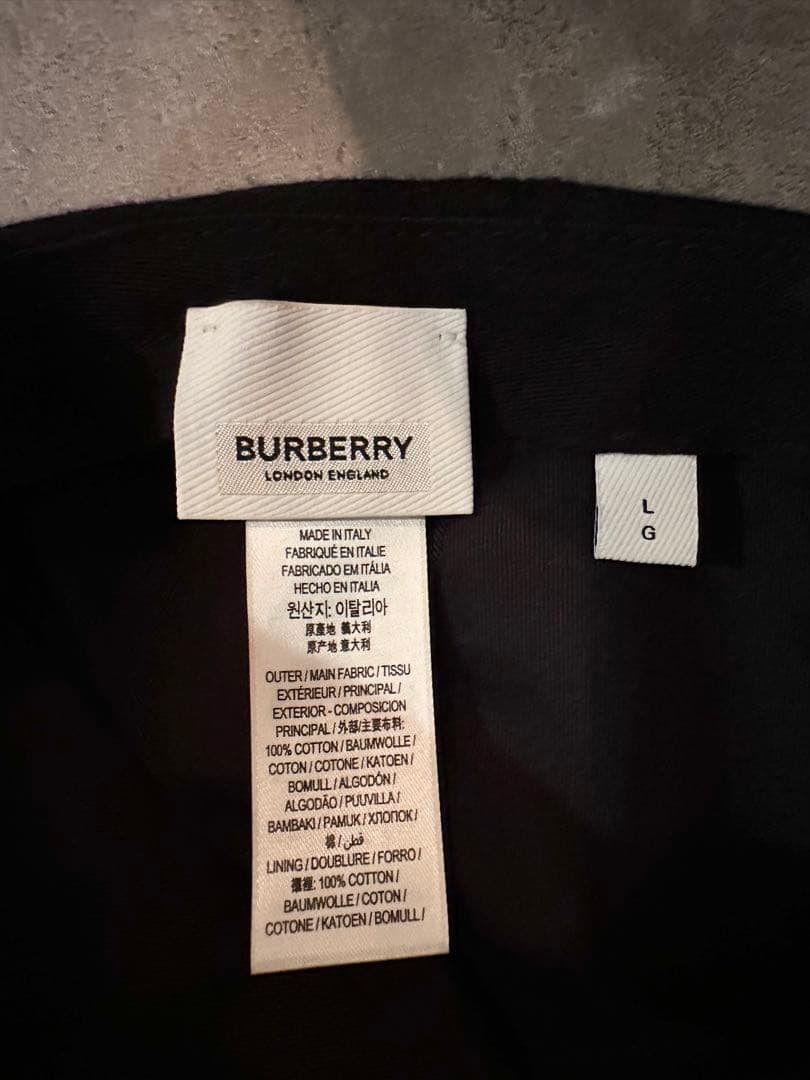 BURBERRY TBロゴ キャップ Lサイズ