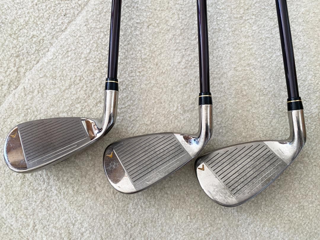 Callaway E.R.C Ti チタンアイアン L レディース6本セット