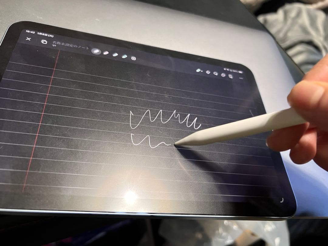 水没品　ipad mini7（最新世代) Apple pencil pro付き