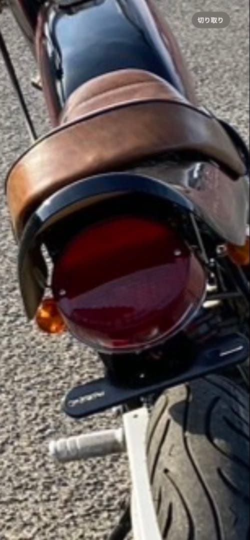 エイプ外装セットz2仕様 アルミ塗装 赤黒 テールランプ付き