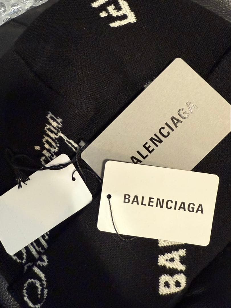 新品 BALENCIAGA バレンシアガ ビーニー ニット帽 キャップ cap