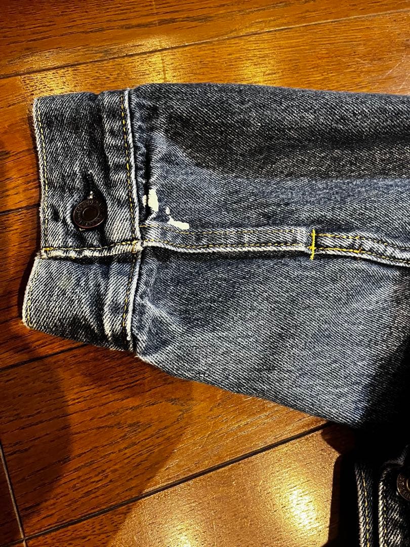 【1/20終了】Levi's デニムジャケット BIG「E」 韓国 y2k