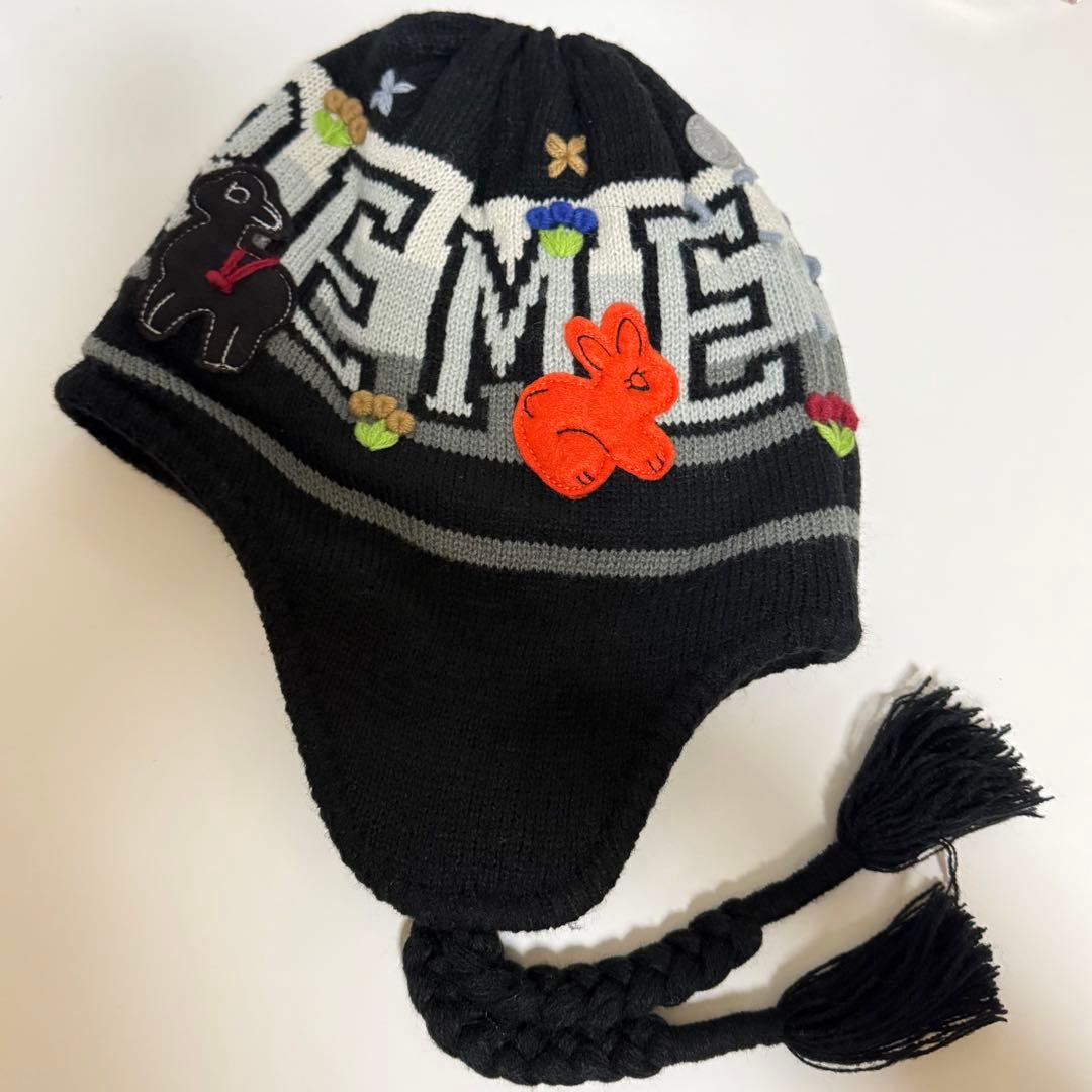 帽子 Supreme FeltAppliqueEarflapBeanie