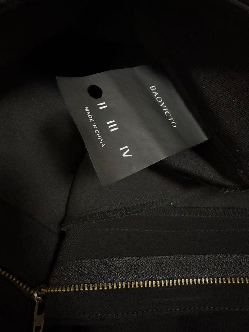 BAOVICTO 23SS 変形ワイドパンツ　ブラック　サイズ1