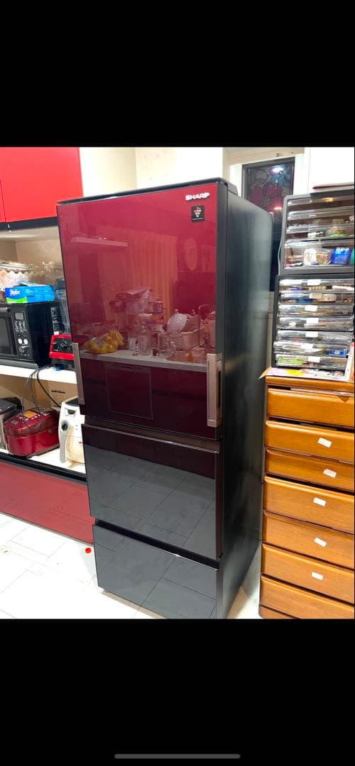 SHARP SJ-GW35G-W 350L ドア数3ドア 両側に開くドア