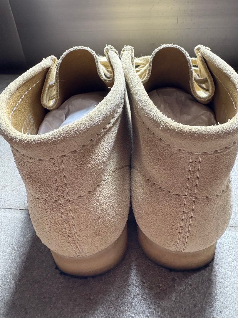 クラークスワラビーベージュuk6