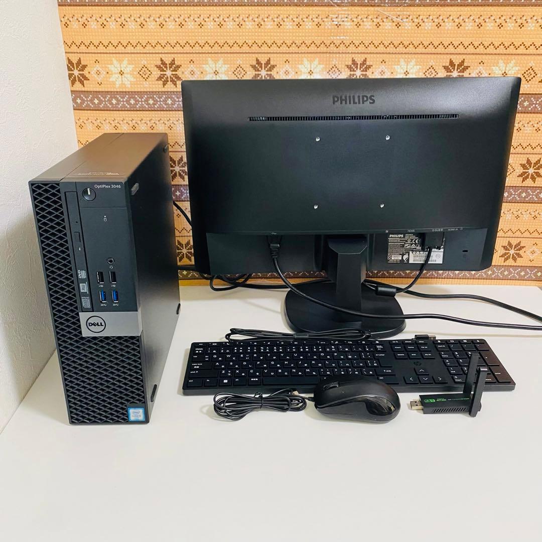 Y561 Dellデスクトップi5 SSDサクサク動くWin11オフィス2024