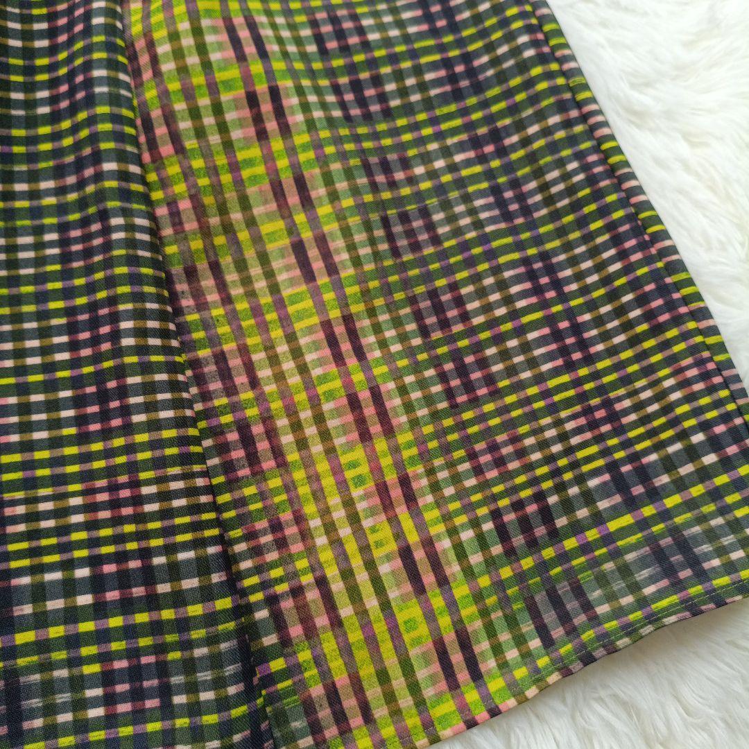 25AW極美品✨ポールスミス現行　マルチカラーチェックシャツドレス　40　今期