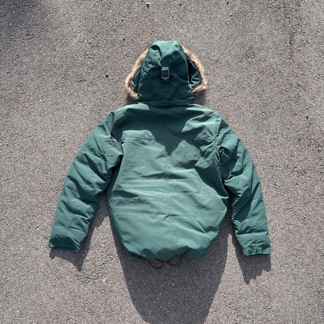 【美品】Columbia ファージャケット　中綿　防風撥水　フード　ドローコード