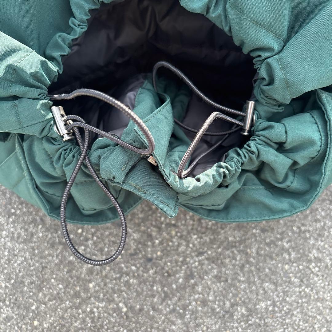 【美品】Columbia ファージャケット　中綿　防風撥水　フード　ドローコード