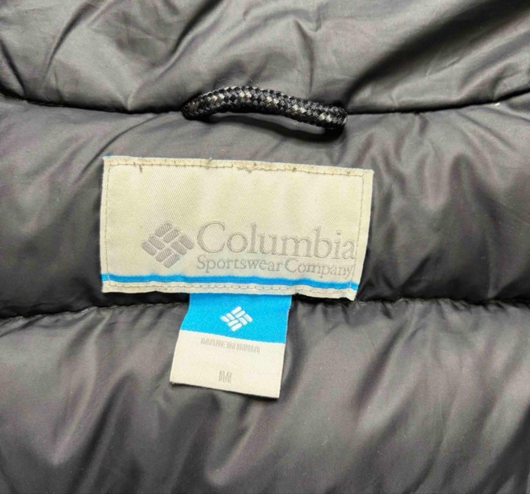 【美品】Columbia ファージャケット　中綿　防風撥水　フード　ドローコード