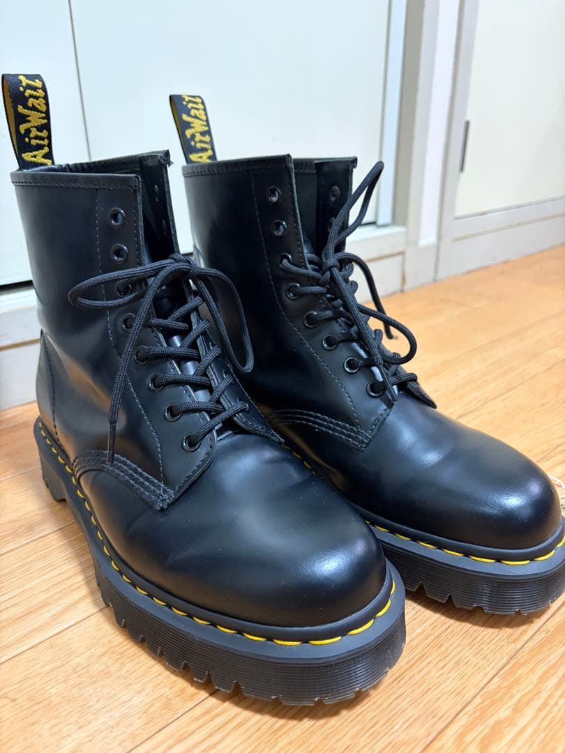 Dr. Martens 1460(8ホール) ブラック US9(27cm)厚底