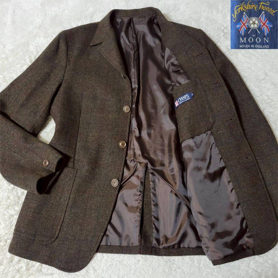 美品✨ MOON社製ツイード チャップスラルフローレン ジャケット チェック L