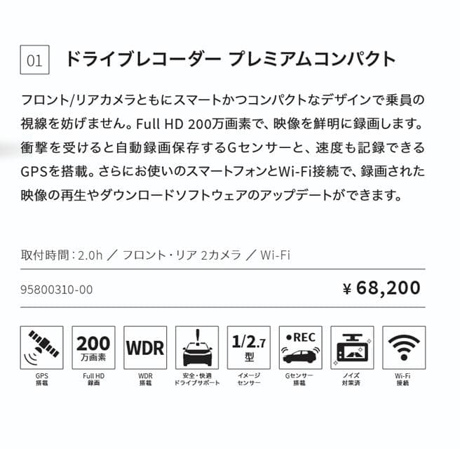 新品未使用 ドライブレコーダー BYD セイワ製