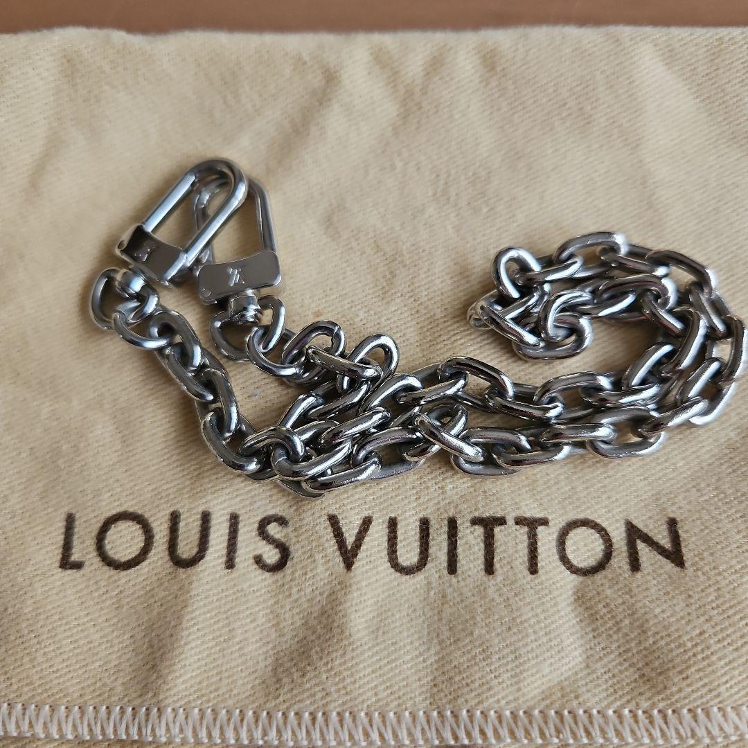 ルイヴィトン　Louis Vuitton シルバー ウォレットチェーン