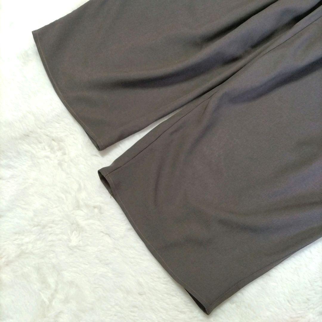 mizuiro ind　ミズイロインド　ワイド　カーゴパンツ　ブラウン