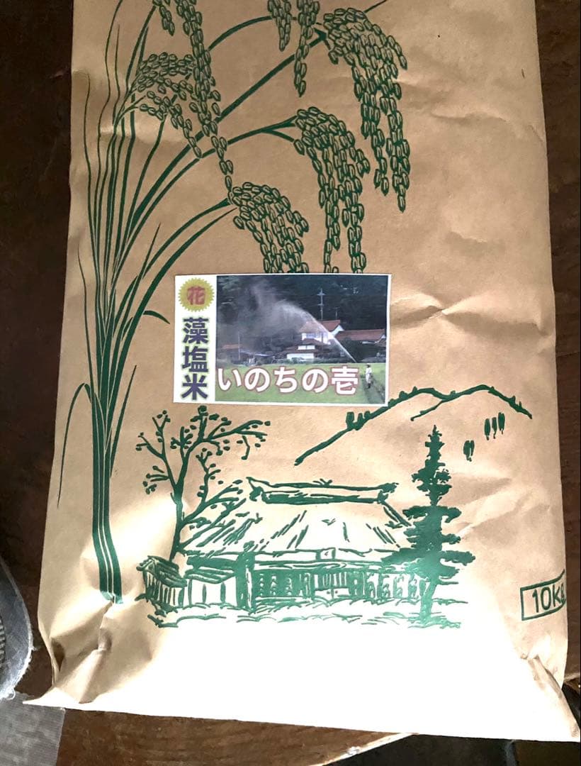 令和７年産米☆☆いのちの壱☆酵素散布米 ☆玄米 いのちの壱 １０キロ 精米無料