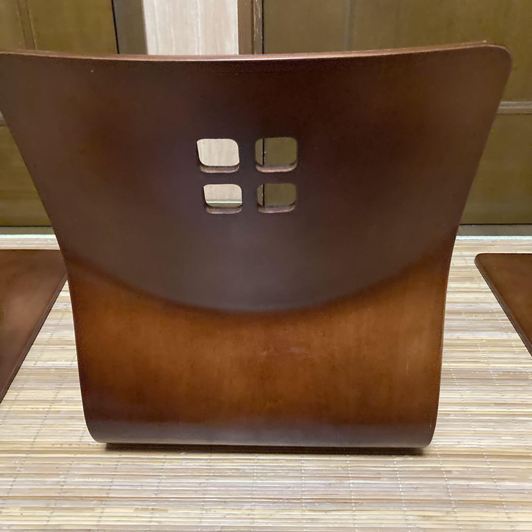 【5脚まとめ売り✨️】 木製　座椅子 曲げ座椅子 和座椅子 旅館座椅子 送料込み