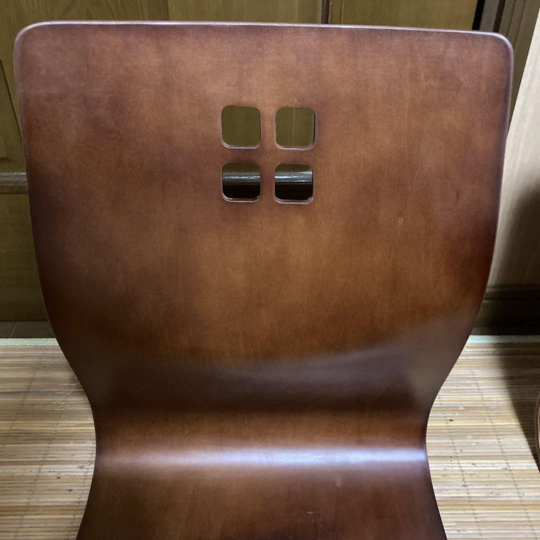 【5脚まとめ売り✨️】 木製　座椅子 曲げ座椅子 和座椅子 旅館座椅子 送料込み