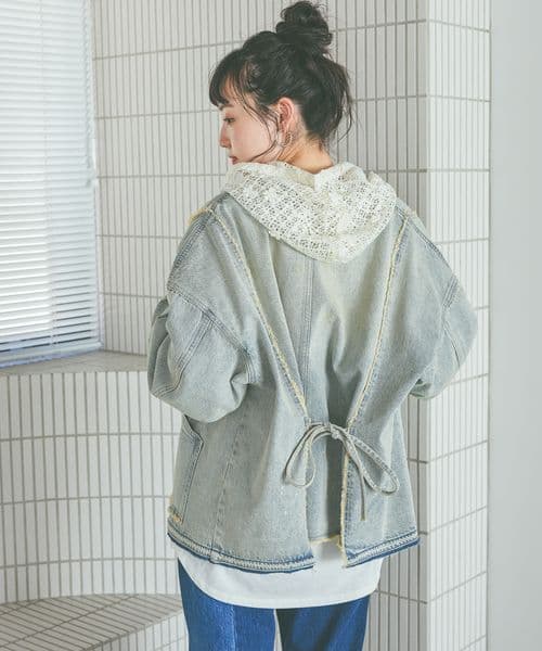 ニコアンド エンジニアリメイクデニムジャケット 今期