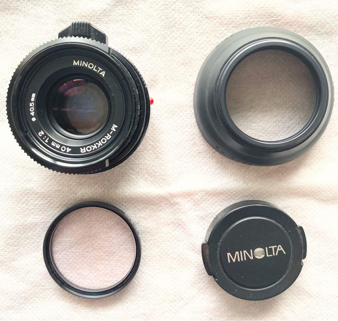 MINOLTA W. Rokkor 40mm f/2.8 レンズ　CLE用