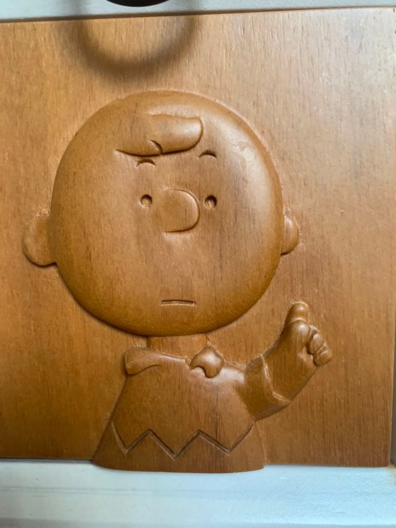 スヌーピー　SNOOPY 木彫り　収納　木製　海外　チェスト　希少