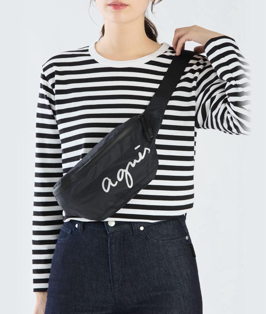 【なー】agnes b. ウェストポーチ