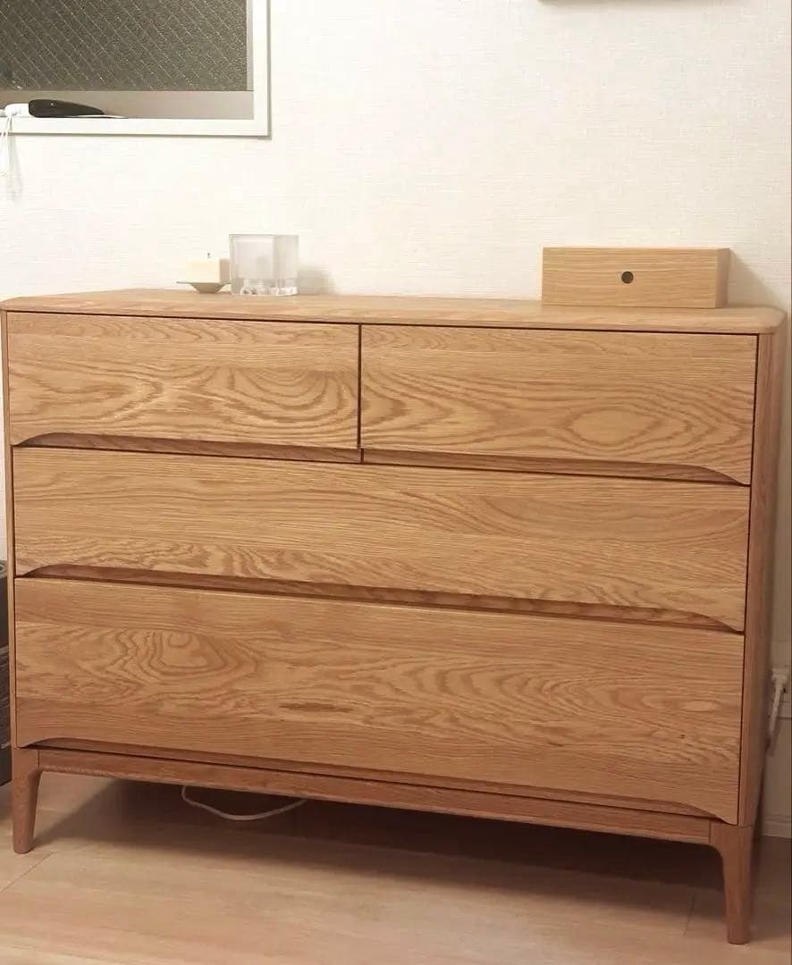 【kei様】オーク無垢材　チェスト　幅110cm